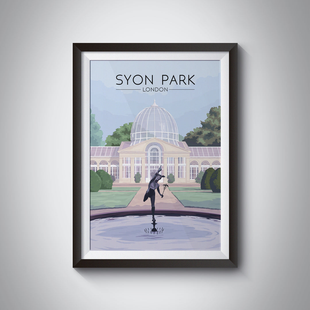 Syon Park London Travel Poster