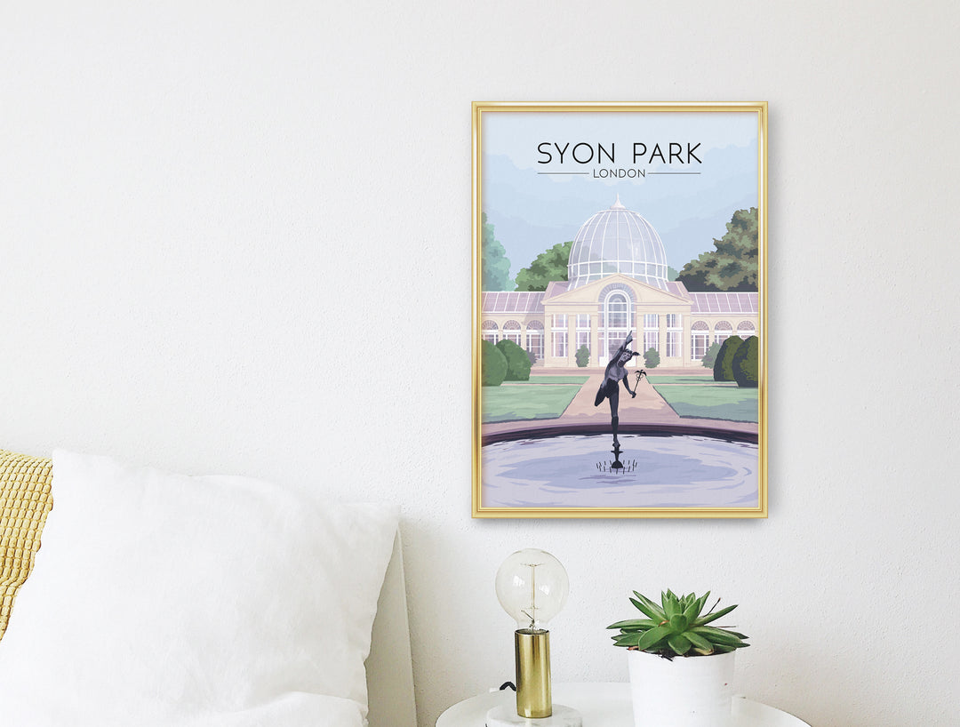 Syon Park London Travel Poster