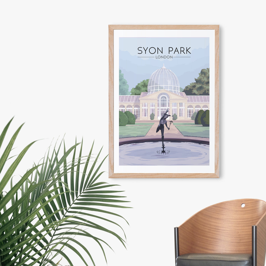 Syon Park London Travel Poster