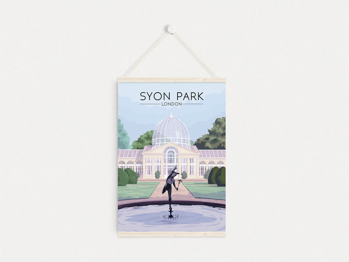 Syon Park London Travel Poster