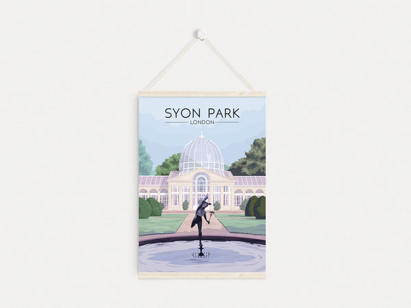 Syon Park London Travel Poster