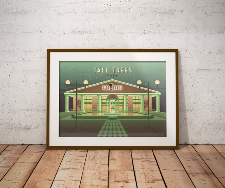 Tall Trees Yarm Nightclub Poster