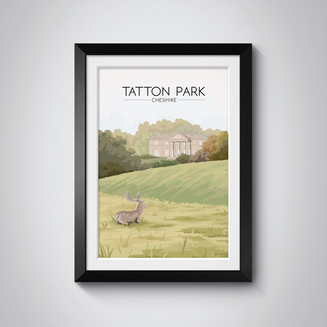 Tatton Park Cheshire Travel Poster