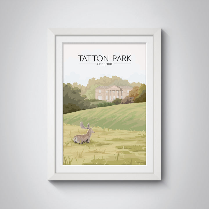 Tatton Park Cheshire Travel Poster