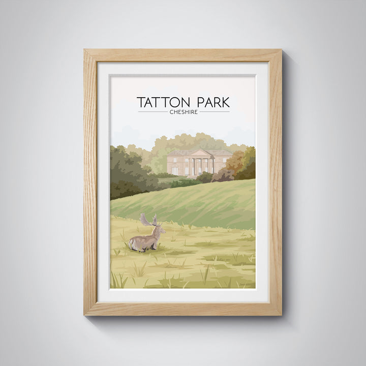 Tatton Park Cheshire Travel Poster