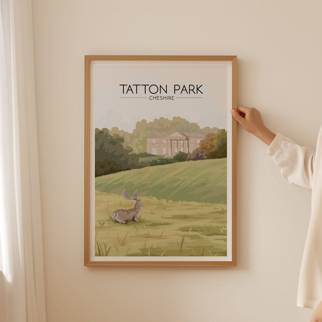 Tatton Park Cheshire Travel Poster