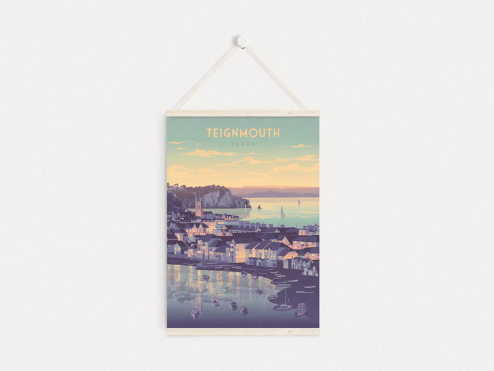 Teignmouth, Devon Seaside Travel Poster