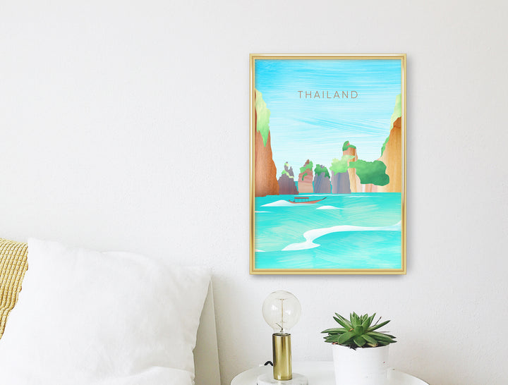 Thailand Minimal Travel Poster