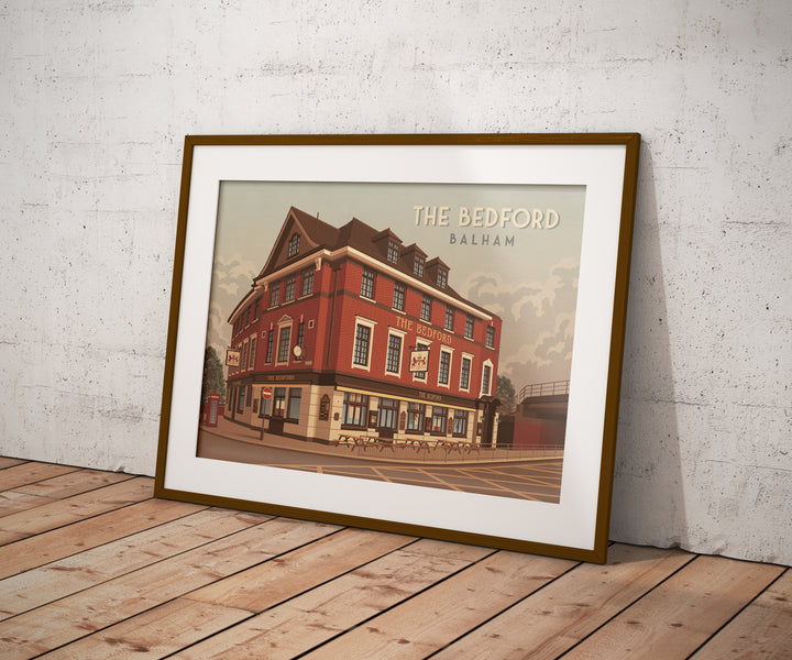 The Bedford Balham Travel Poster