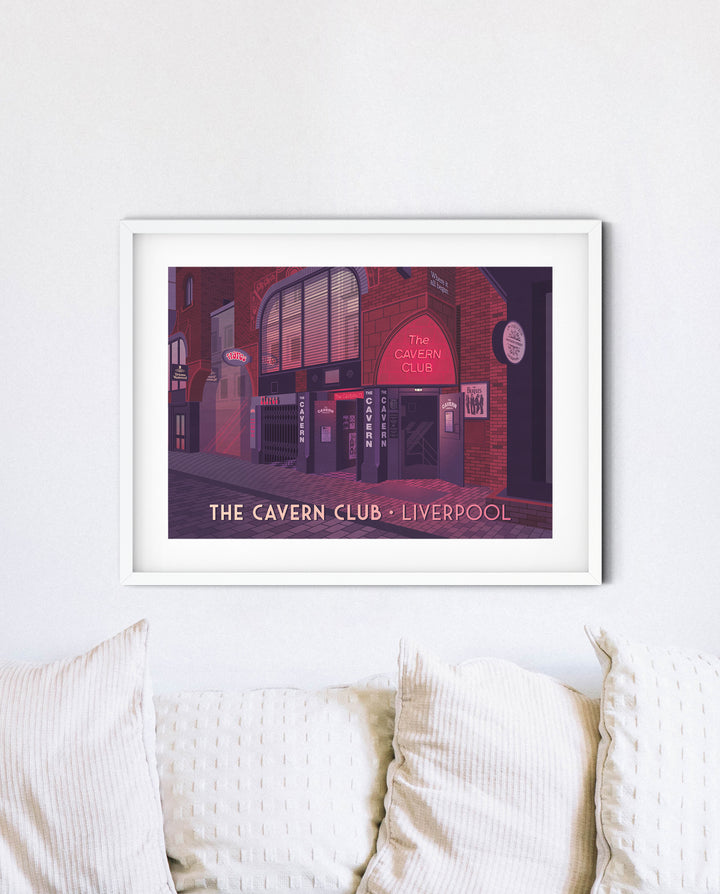 The Cavern Club Liverpool Travel Poster