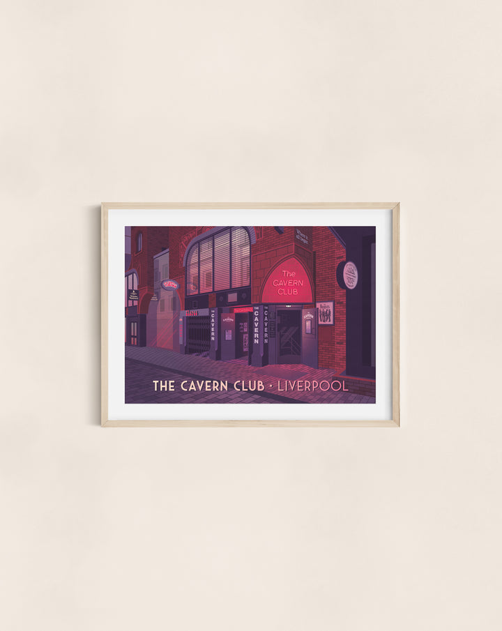 The Cavern Club Liverpool Travel Poster