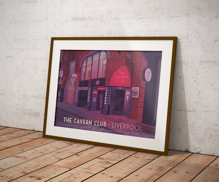 The Cavern Club Liverpool Travel Poster