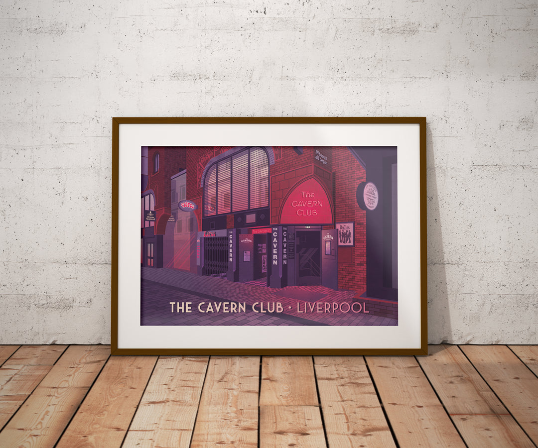 The Cavern Club Liverpool Travel Poster