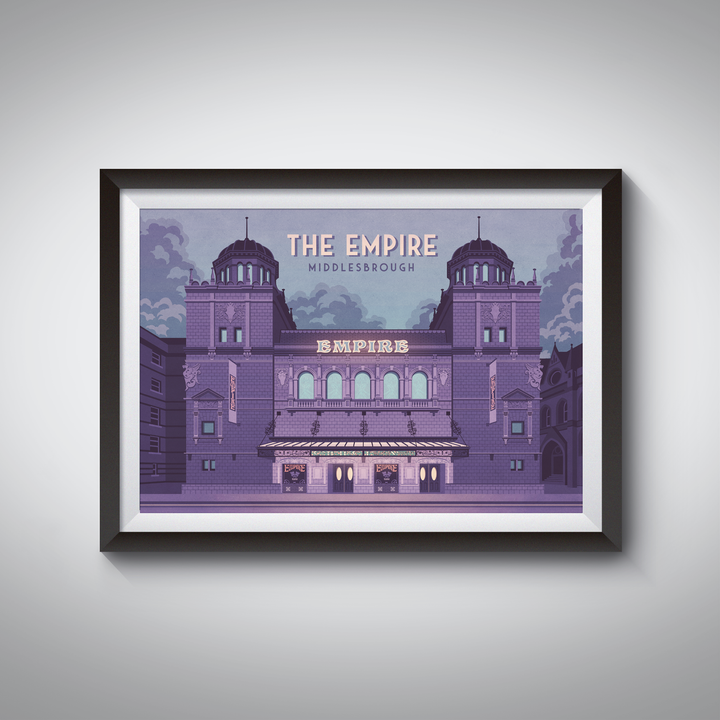 The Empire Middlesborough Travel Poster