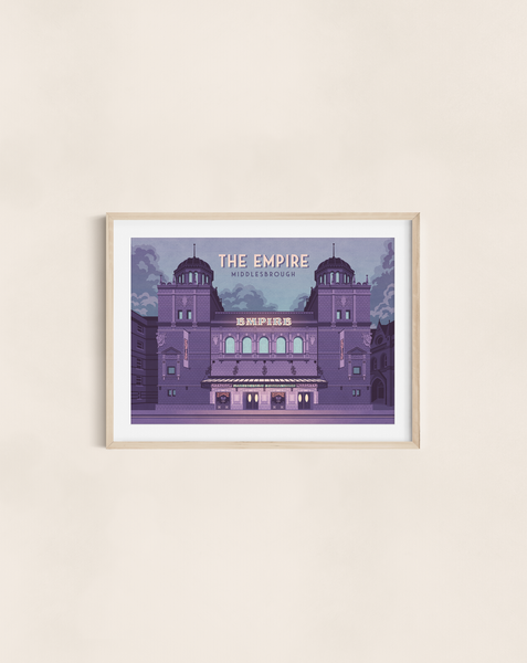 The Empire Middlesborough Travel Poster