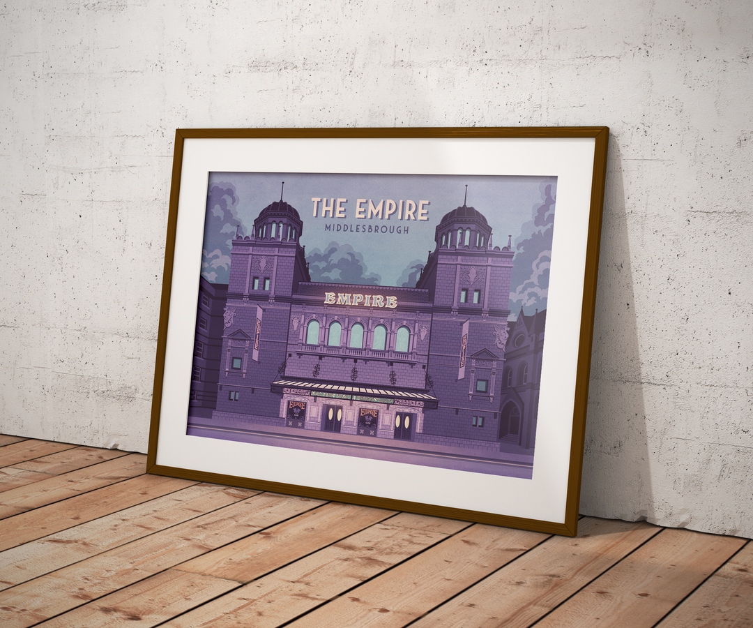 The Empire Middlesborough Travel Poster