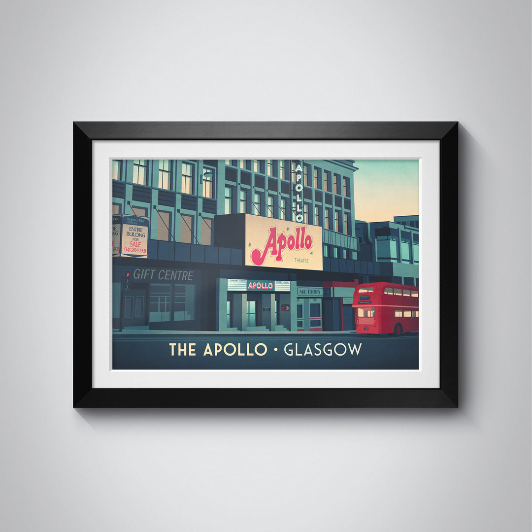 Glasgow Apollo Nightclub Poster