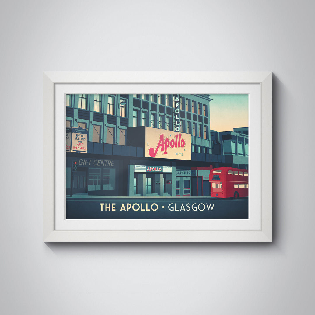 Glasgow Apollo Nightclub Poster