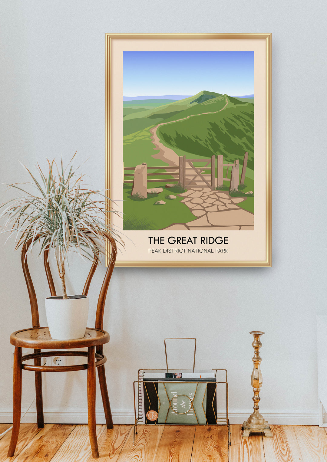 The Great Ridge Peak District Travel Poster