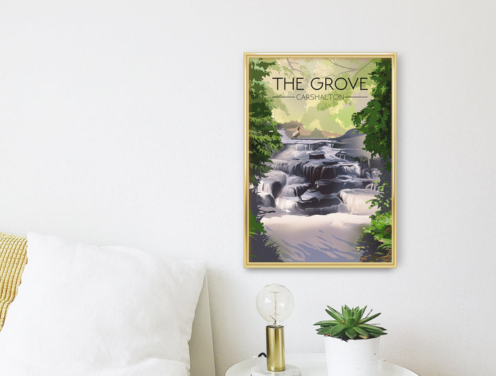 The Grove Carshalton Travel Poster