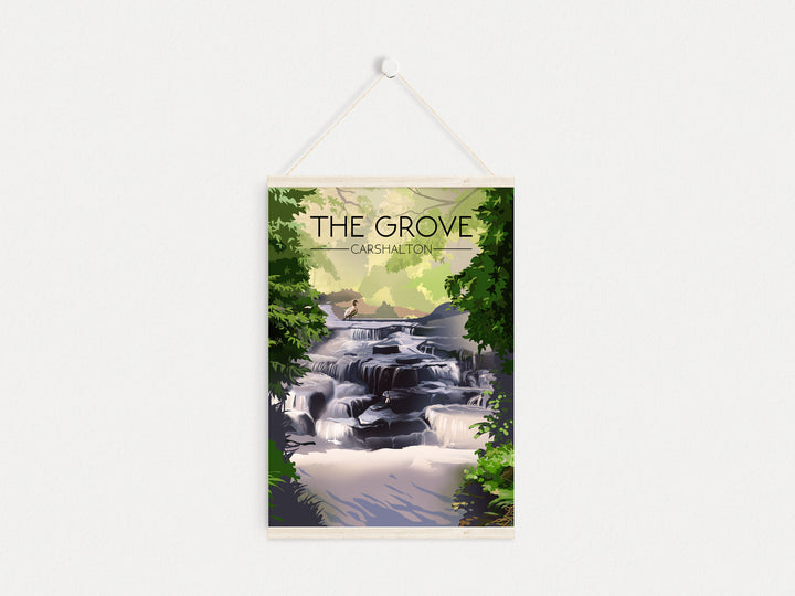 The Grove Carshalton Travel Poster