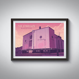 The Syndicate Nightclub Blackpool Poster