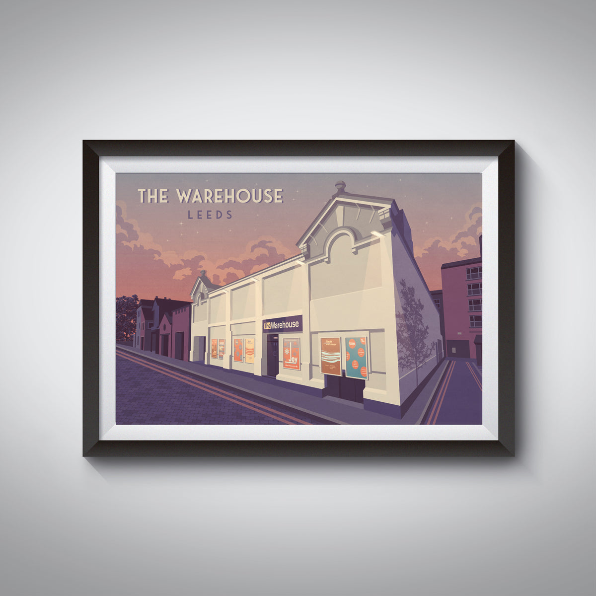 Warehouse Leeds Nightclub Poster – Bucket List Prints