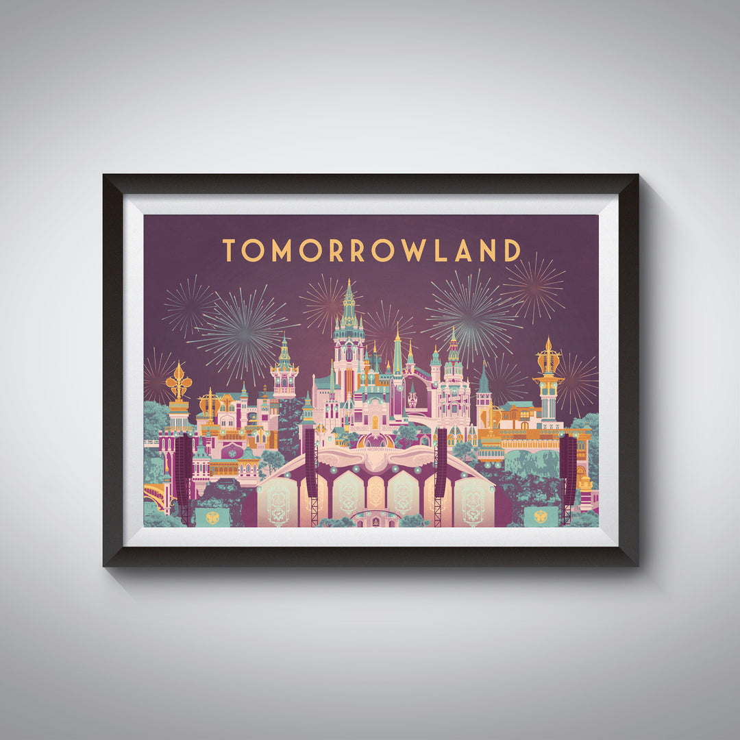 Tomorrowland 2023 Music Festival Travel Poster