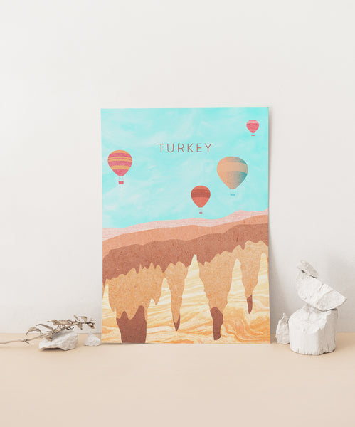 Turkey Minimal Travel Poster