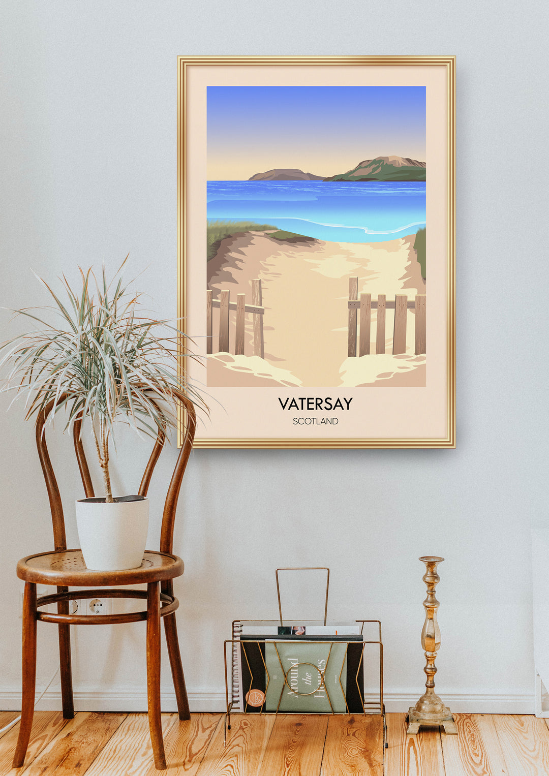 Vatersay Scotland Travel Poster