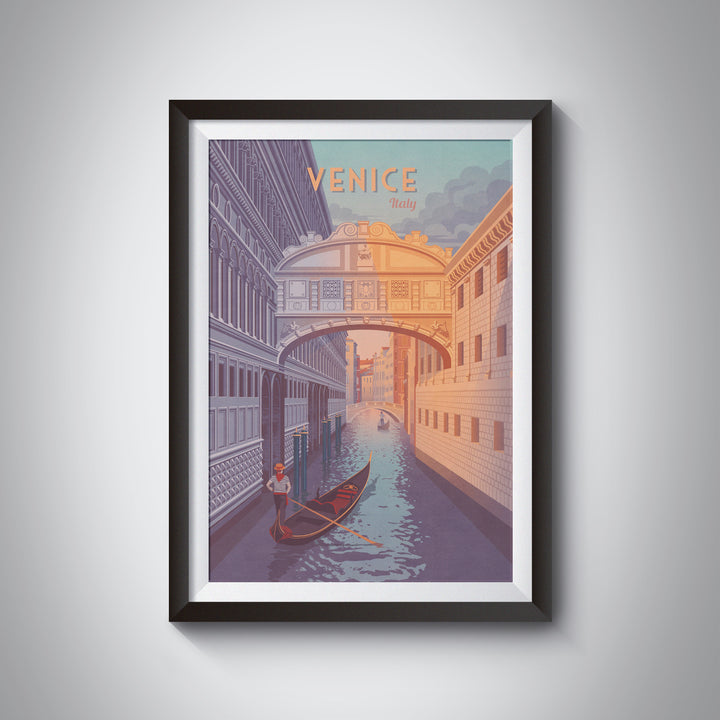 Venice Italy Travel Poster