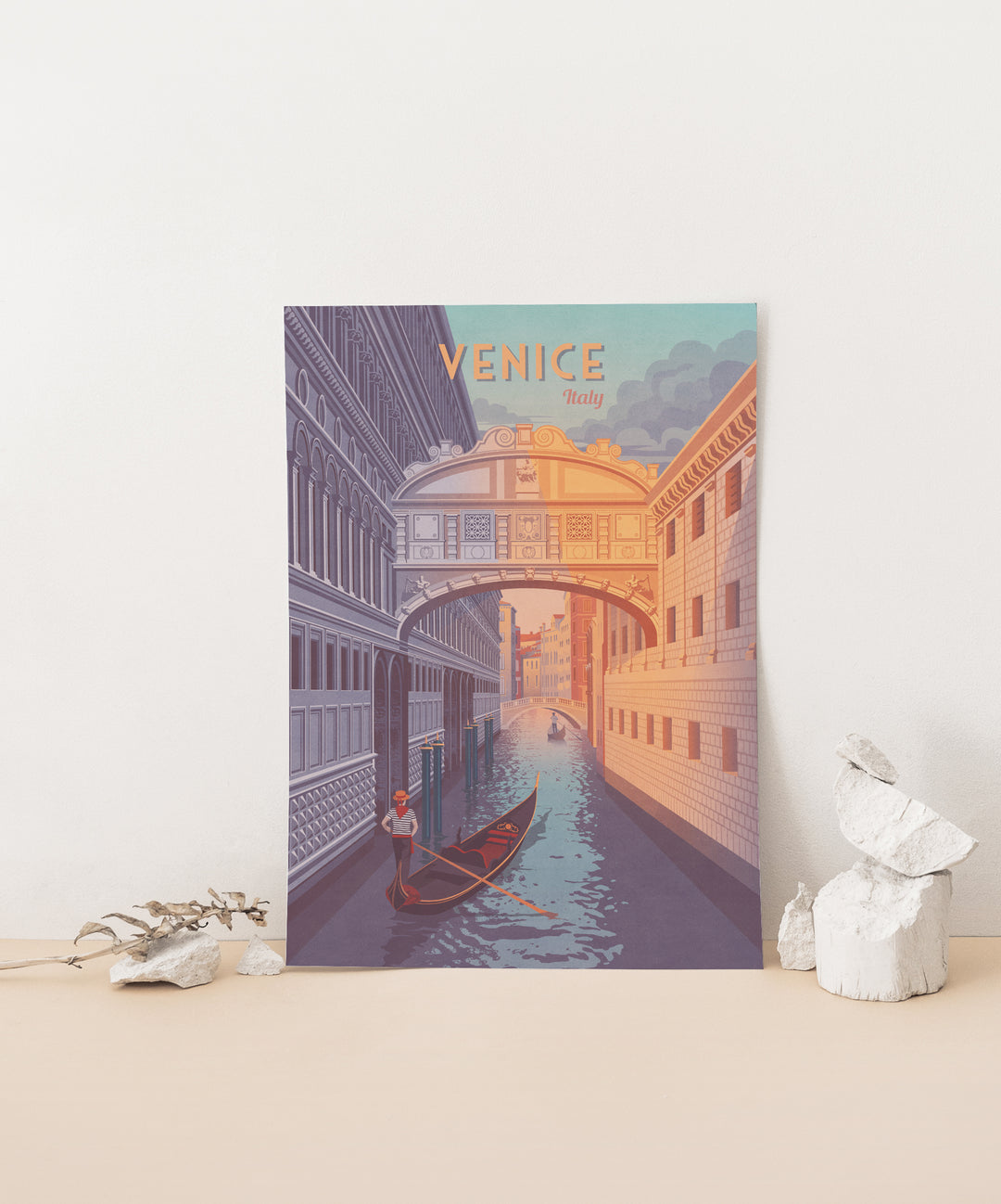 Venice Italy Travel Poster