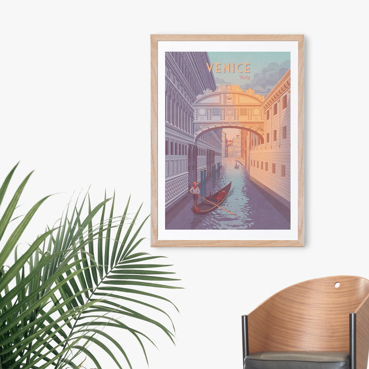 Venice Italy Travel Poster