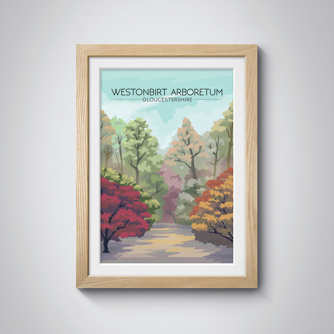 Westonbirt Arboretum Travel Poster