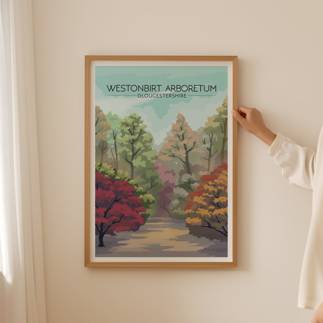 Westonbirt Arboretum Travel Poster