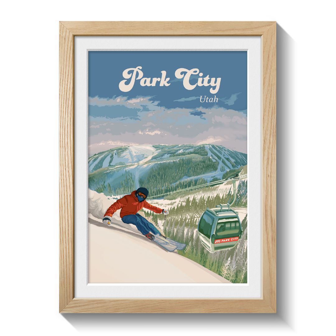 Park City Utah Ski Resort Travel Poster Bucket List Prints park-city-utah-ski-resort-travel-poster-bucket-list-prints