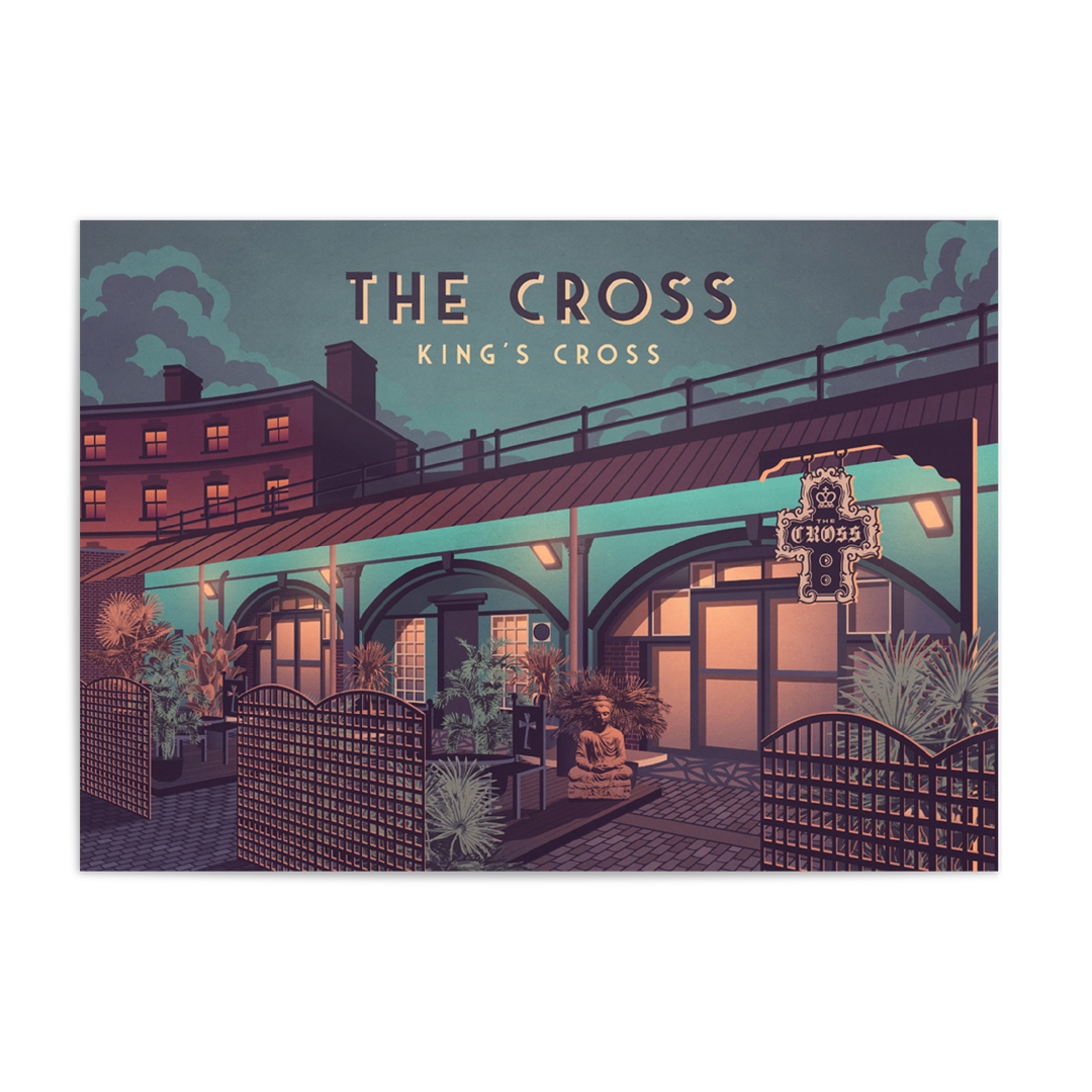 The Cross Nightclub London Travel Poster Bucket List Prints the-cross-nightclub-london-travel-poster-bucket-list-prints