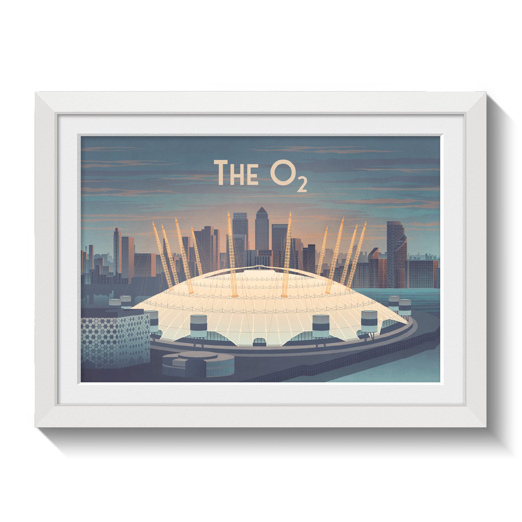 O2 Arena London Travel Poster – Bucket List Prints
