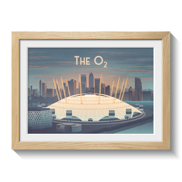 O2 Arena London Travel Poster – Bucket List Prints