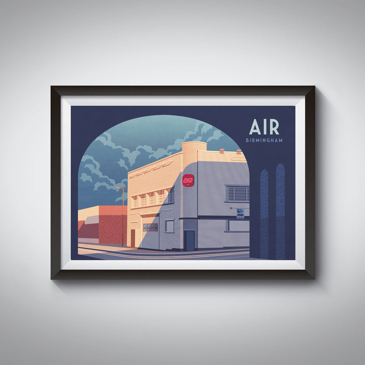 Air Nightclub Birmingham Travel Poster