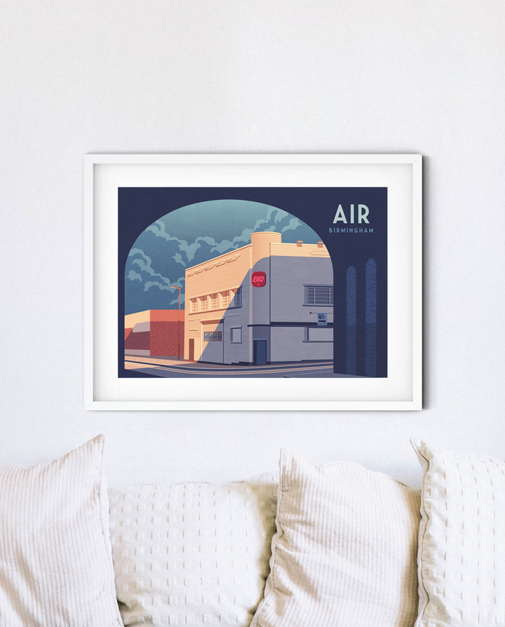 Air Nightclub Birmingham Travel Poster