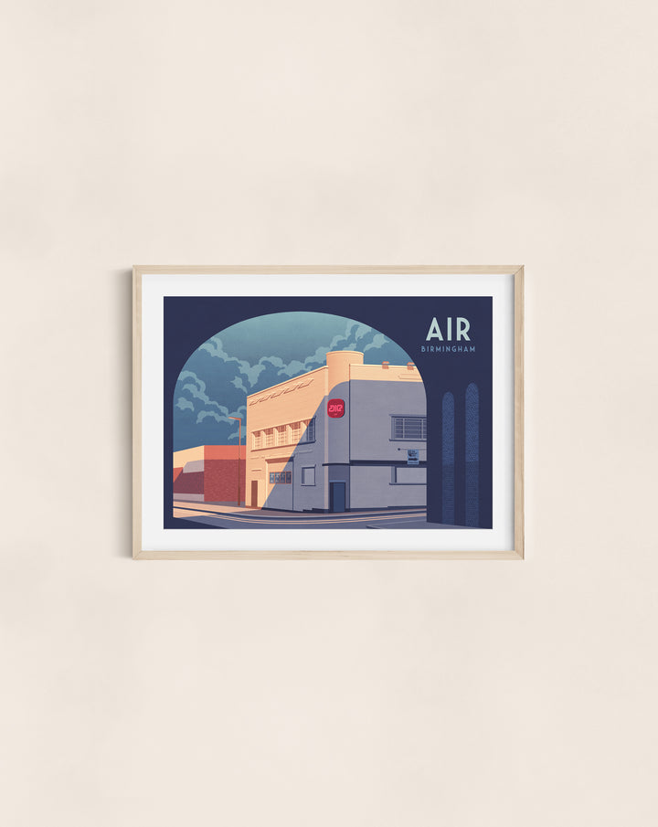 Air Nightclub Birmingham Travel Poster