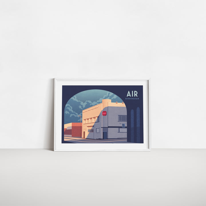 Air Nightclub Birmingham Travel Poster