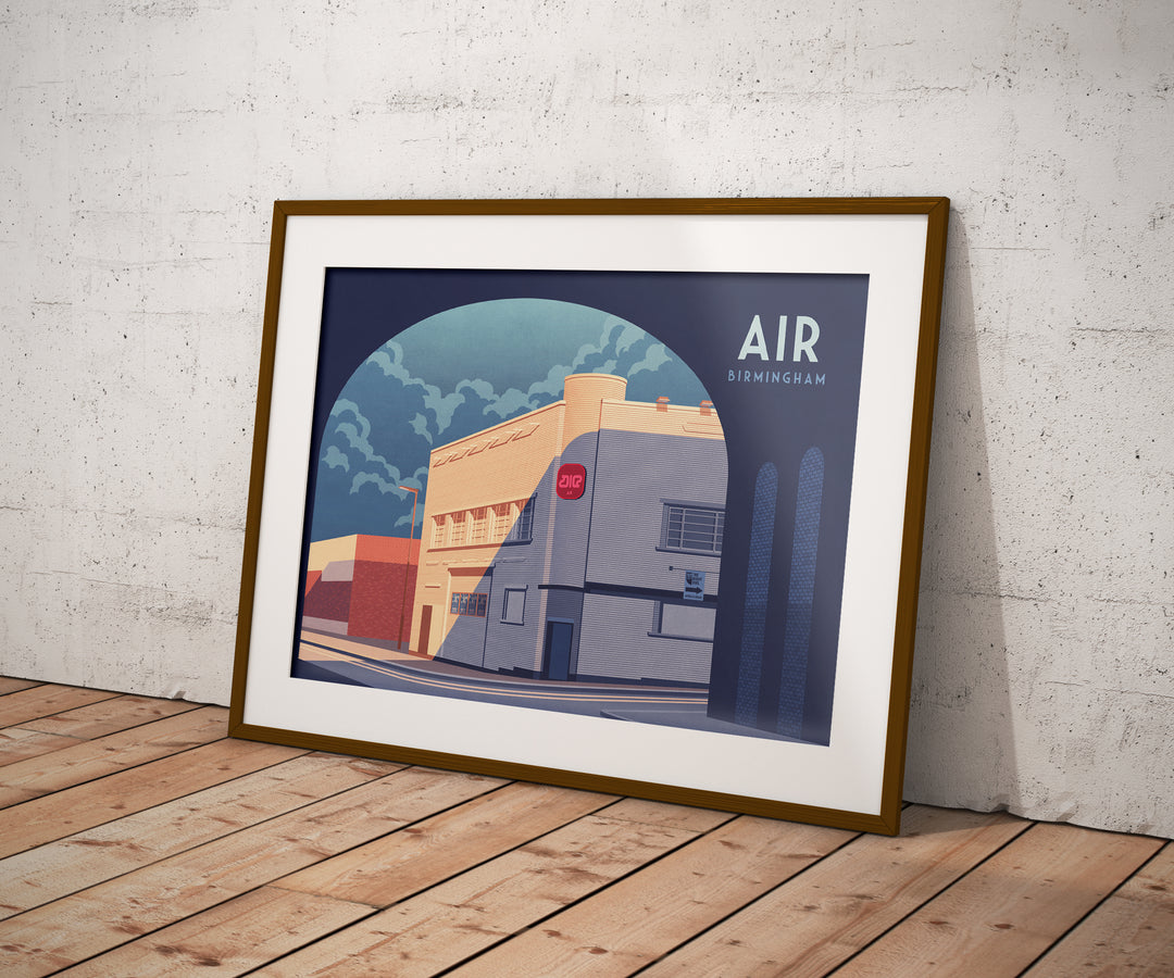 Air Nightclub Birmingham Travel Poster