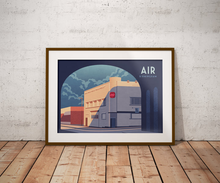 Air Nightclub Birmingham Travel Poster