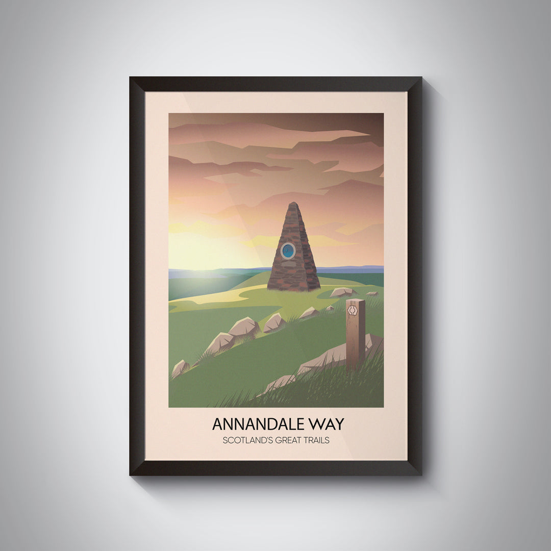 Annandale Way Scotland's Great Trails Poster