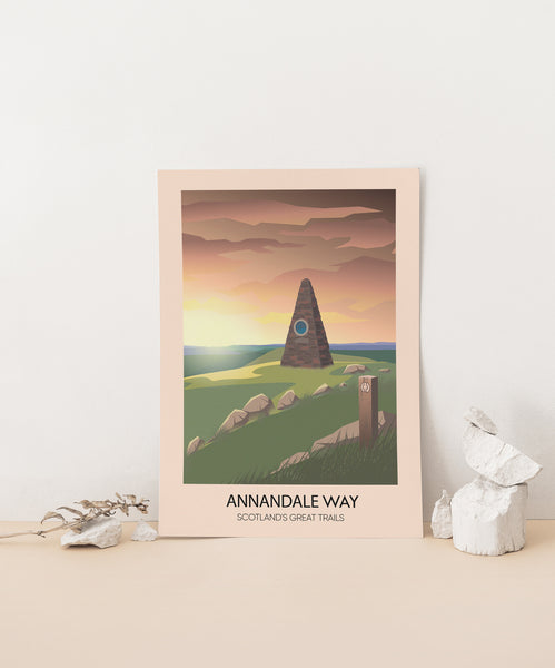 Annandale Way Scotland's Great Trails Poster