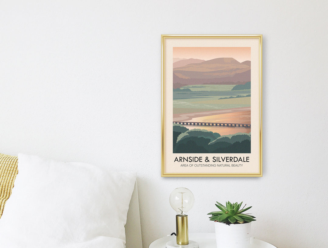 Arnside And Silverdale AONB Travel Poster