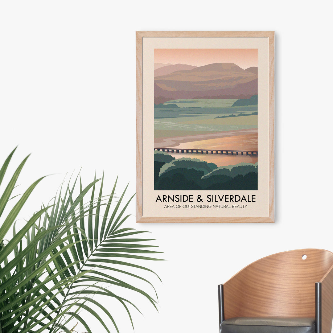 Arnside And Silverdale AONB Travel Poster