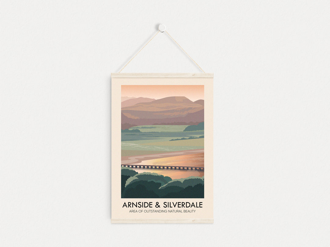 Arnside And Silverdale AONB Travel Poster